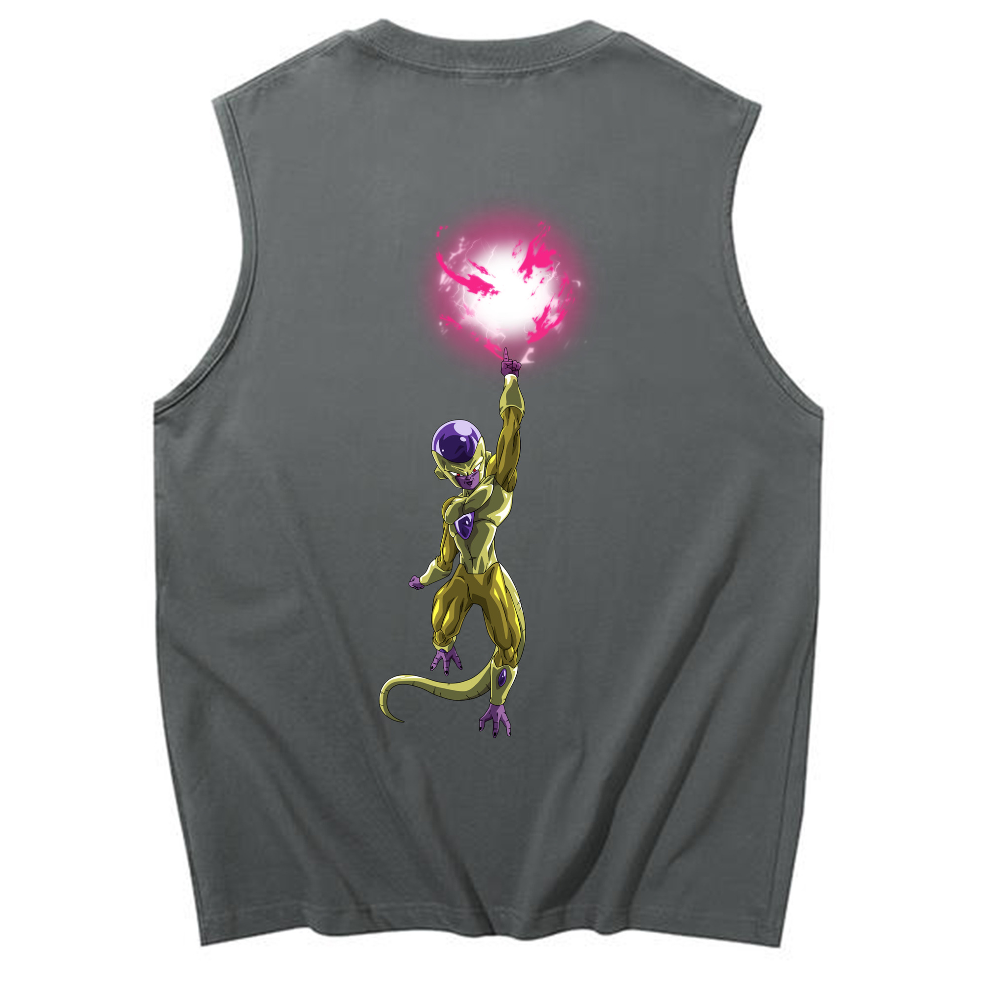 （画像用） ドラゴンボール フリーザ DRAGON BALL Frieza コットン100％タンクトップ（背面プリント）